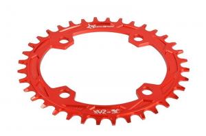  Red Anodized Bike Sprocket / Freewheel CNC Machining Parts for Road Bicycle Manufactures