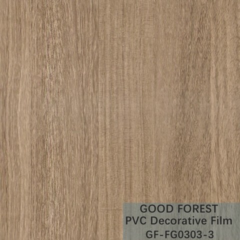 Flowability PVC Decorative Film Scratch Resistance Wooden Grain