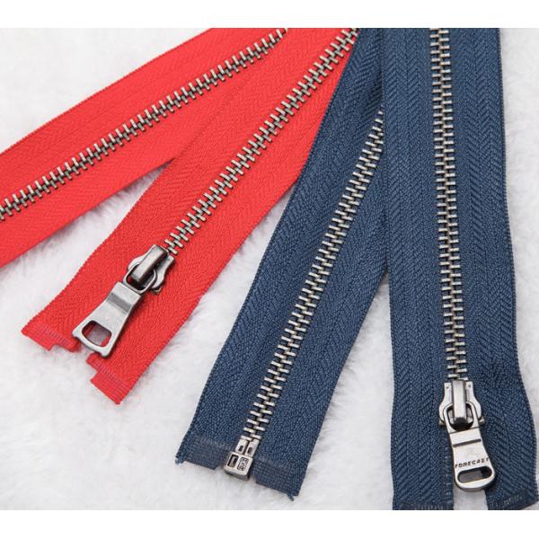 Antique Silver Teeth Metal Zipper for wholesale