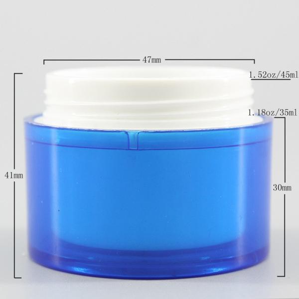 Double Layer 51mm 35ml Cosmetic Cream Jars