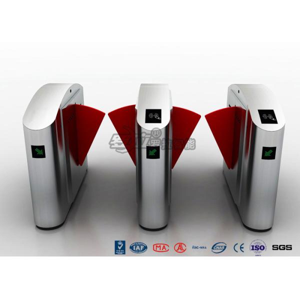 Bi Directional Turnstile Barrier Gate Security Optica Indoor Outdoor Flap Entrance