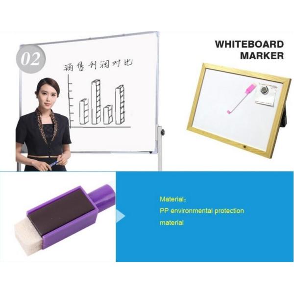 Mini whiteboard marker with brush, dry eraser marker, good quality marker with brush and magnet dry erasable marker pen