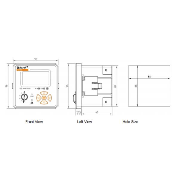 Acrel AEM96 Three-phase Embedded Multi-function Electricity Meter Used In All Kinds Of Control Systems
