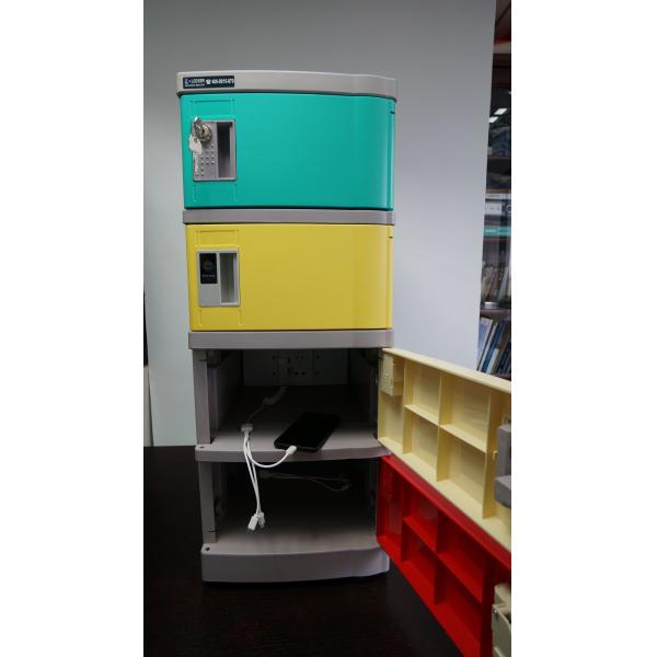 Colourful Smart ABS Plastic Lockers For Water Baths Place 176*310*460mm