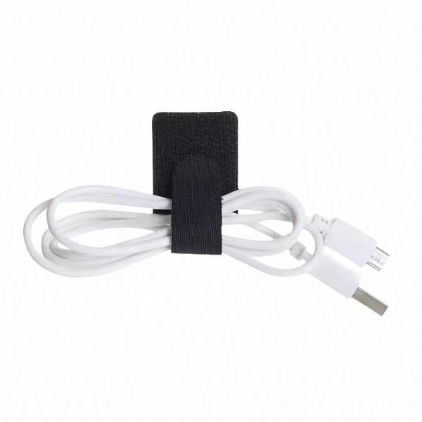 Buckle Type Adhesive Hook And Loop Tape Flexible For Pasting Data Cables And Charging Cables