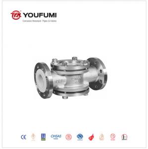  Sight Glass PTFE Lined Pipe Fittings SS304 Coupling Type Vacuum Resistance Manufactures