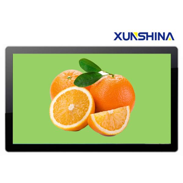 Touch Screen UHD 4K Advertising Multimedia Kiosk For Ticket Agency