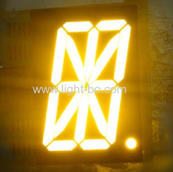 Pure green single digit 16 Segment LED Display for digital read-out panel