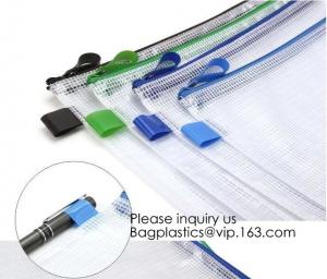  Office Stationery Plastic Pp File Bag A4 Document Pouch B6 Zipper Wholesale File Folder Bag School Stationery Supplies, Manufactures