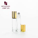 China cosmetic 10ml mini roll on custom glass perfume bottles