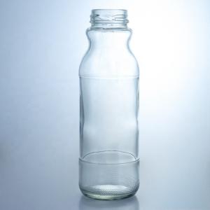 China Salad Glass Bottle with Metal Lid and Transparent Design 100ML200ml 250ml 500ml 1 Lift on sale