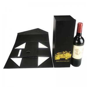  Logo Printing Wine Bottle Boxes Packaging Wine Gift Box Cardboard Wholesale Wine Boxes For Sale Manufactures