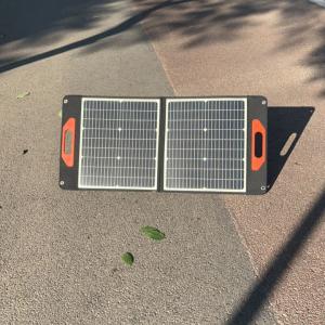  60W Solar Cell Panel for Fast Charging 17.5V/3.4A DC Output Foldable Design Manufactures
