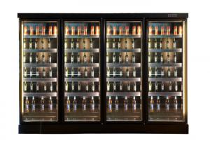  Height Adjustable Commercial Bar Fridge Supermarket Display Freezer Multiple Doors Manufactures