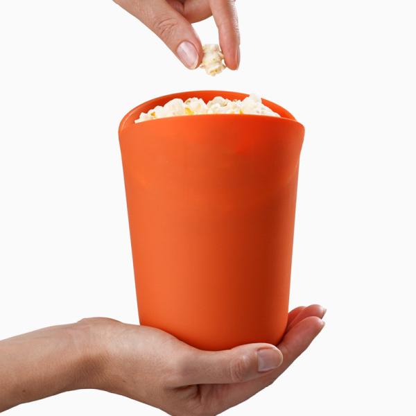 Fashion Collapsible Silicone Popcorn Popper Dishwasher Safe