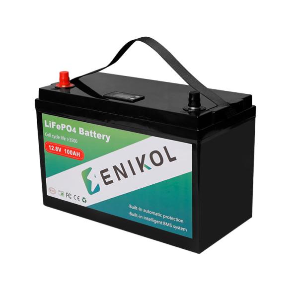 OEM 12 Volt RV LiFePo4 Battery 100ah Solar Lithium Ion Battery Built In BMS