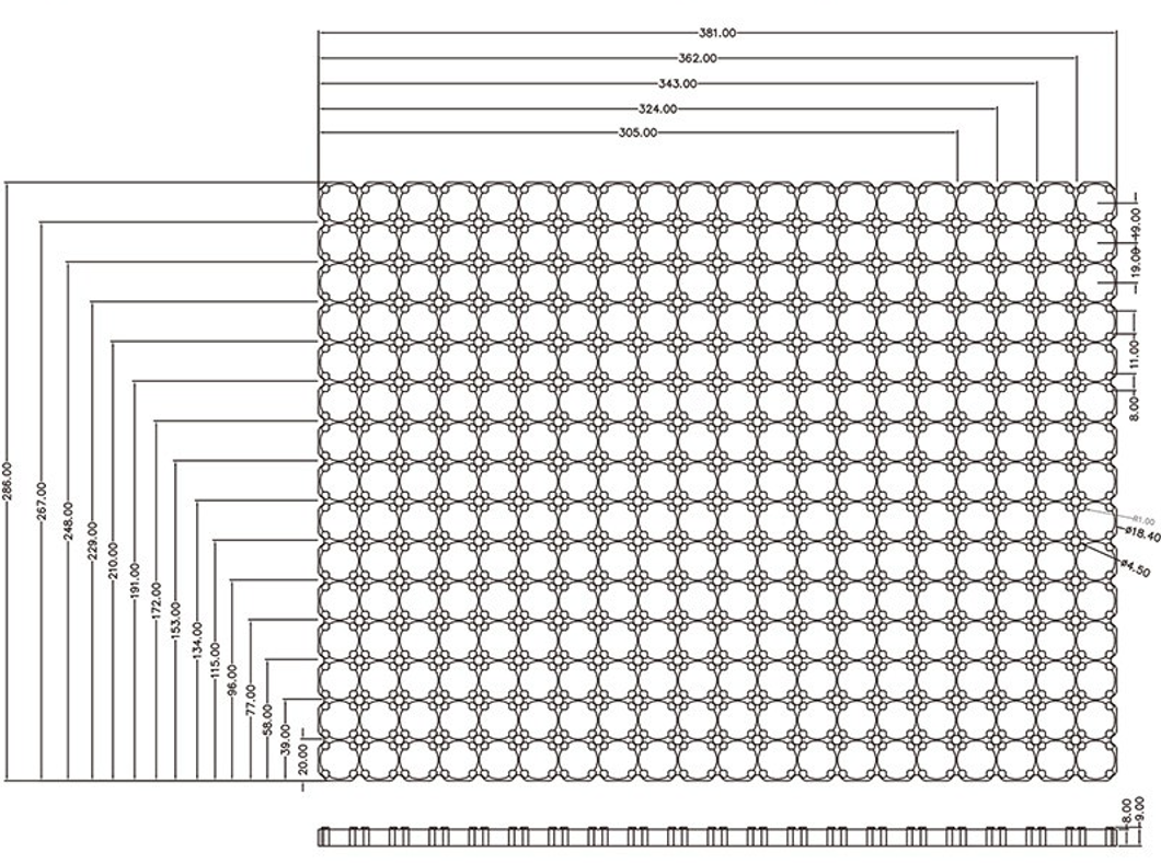Premium 18650 Lithium Battery One-Piece Holder, Non-Disassemblable, 19mm Cell Center Spacing