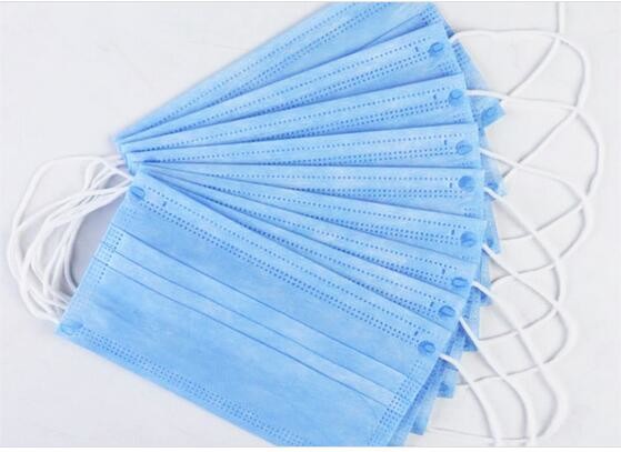 Easy Carrying Disposable Surgical Mask , Latex Free Hypoallergenic Dental Masks