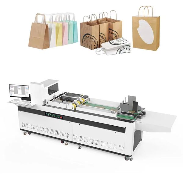 Versatile Paper Screen Printing Press for Custom Paper Bag Designs
