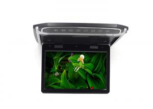  0 - 180 Deg 2 Video Input Roof Mount Car Dvd Player Flip Down Monitor For Cars Manufactures
