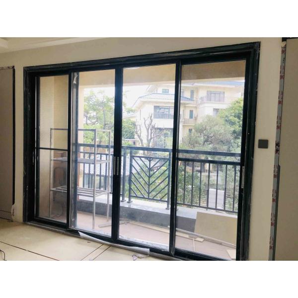 Modern Aluminium Sliding Doors Low Maintenance with Push And Pull Large Screen