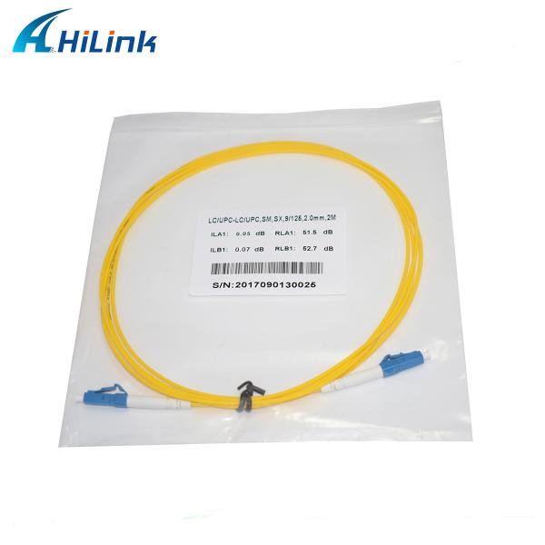 3 Year Warranty Hilink Patch Cord OS2 SM LC/UPC - LC/UPC Simplex 9/125 3.0MM 0.5m-5m LSZH