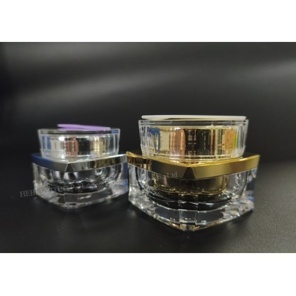 Good Sealing Performance Cosmetic Empty Cream Jars Luxury Feel