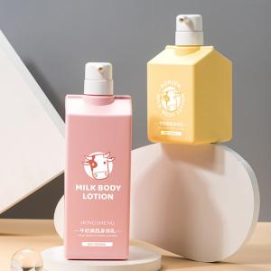 China 1000ml 500ml Shampoo Lotion Bottle with Milk Carton-Inspired Design on sale