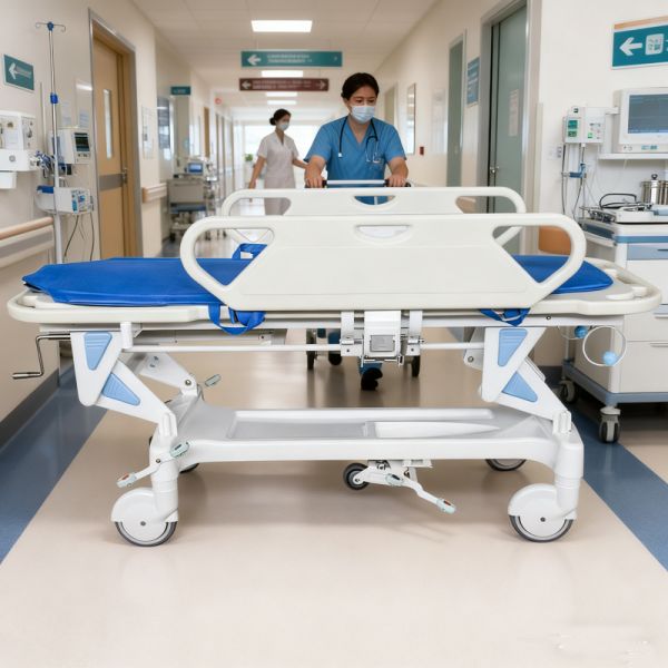 Economic Manual Transport Stretcher with Side Rails (CE/ISO Approved)