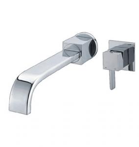China Wall Mounted Basin Mixer Taps with Two Hole , Cold Hot Automatic Mixed Basin Faucet on sale