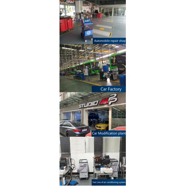 Recharge Recycle Air Con AC Gas Recovery Machine A/C Service Station For R1234yf