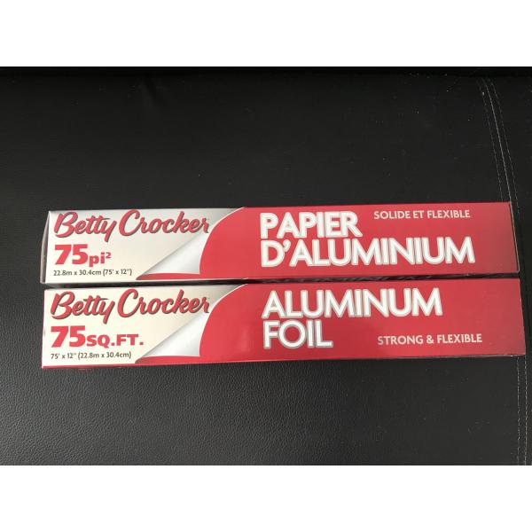 Household Non Stick Aluminum Foil , Embossed Aluminum Coil For Cooking / Wrapping