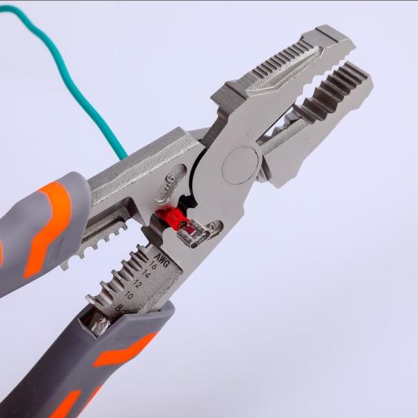 AWG 8 AWG 10 Combination Pliers Labor Saving Wire Stripper Crimper Pliers