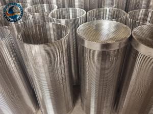  316l Stainless Steel Vee Wire Hydrogenation Wedge Wire Filter Screen Manufactures