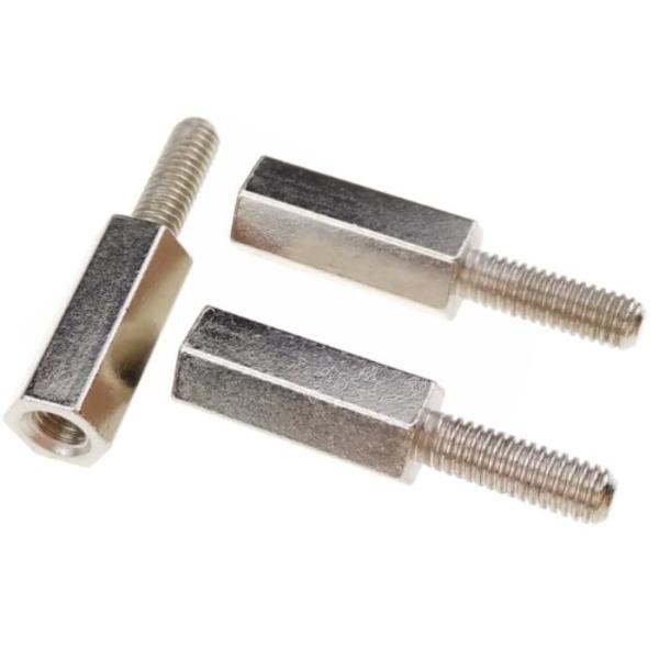 Brass Metric Male Female Threaded Hex Standoffs for PCB Connection M4 x 20mm