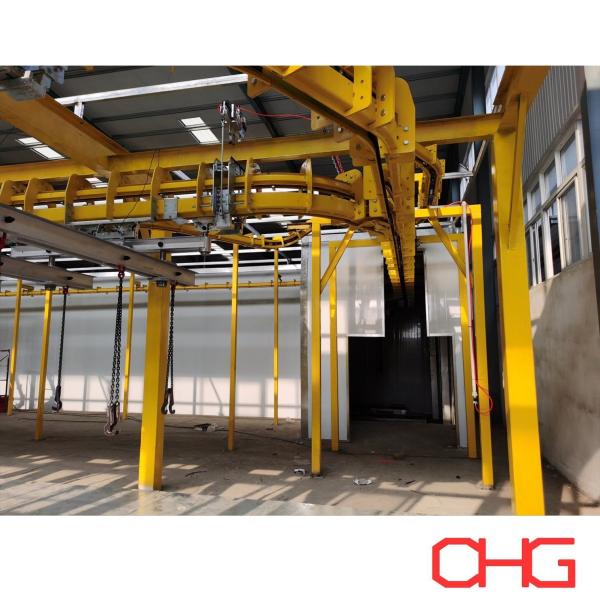 Power And Free Conveyor System Industrial Providing Guide Equipment Installation