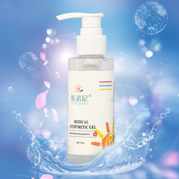 Fever-reducing gel, physical cooling gel, medical grade.