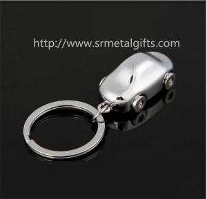 China Cheap silver plated miniature car model key rings, exquisite metal car fob key chains, on sale