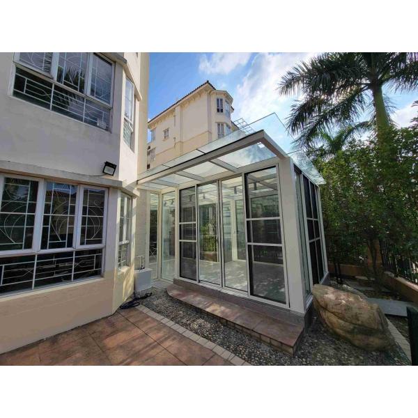 Sturdy Modern Full Glass Sunroom Easy Installation For Construction Projects