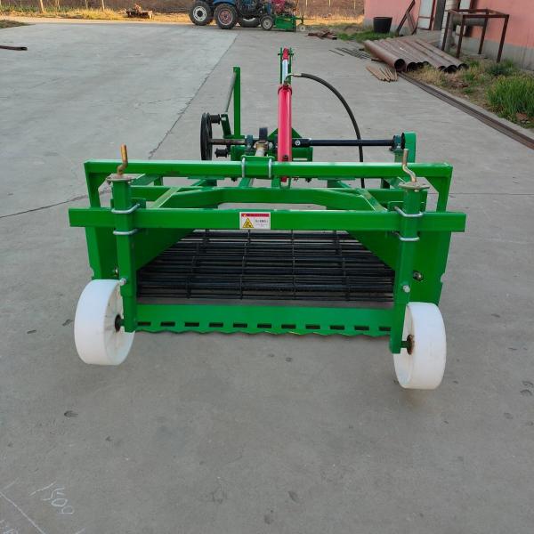 Soft Shaft Garlic Harvester Quick Clean Green Colour With Triangle Belt