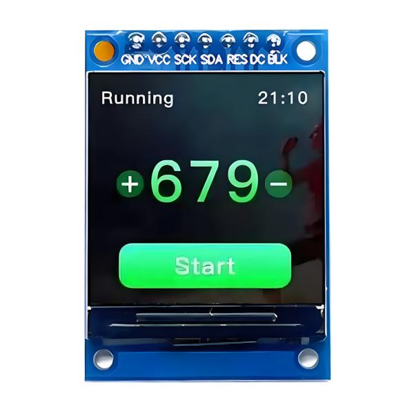 SPI Serial Interface 1.3-Inch IPS TFT LCD 240x240 Dot With 7 Header Pins PCB