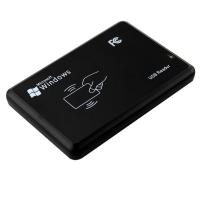 China IP 65 USB RFID Card Reader EM / Mifare Card Reader And Writer Black Color for sale