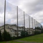 Baseball Golf Barrier Netting Polyethylene Polyester Nylon Material