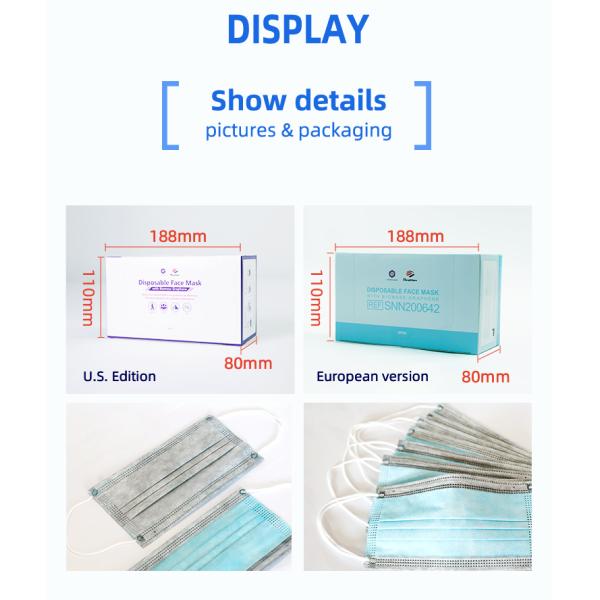 Disposable Graphene 4 Layer Activated Carbon Mask