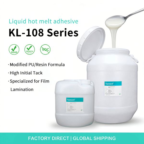 KL-108 VOC-Free Water-based Liquid Hot Melt Adhesive - REACH Compliant PU Glue for Sustainable Packaging