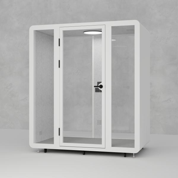 Modular Phone Booth Office Space Log Cabin Soundproofing Booth 550KG