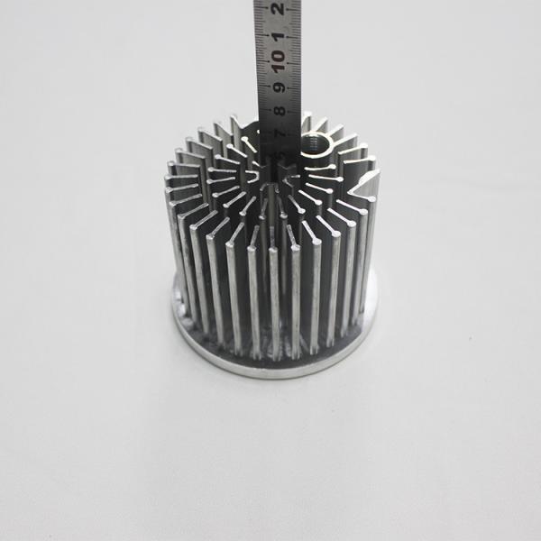 Pin Fin Type Aluminum Alloy Cold Forged Heat Sink For Heat Dissipation Area And Shape
