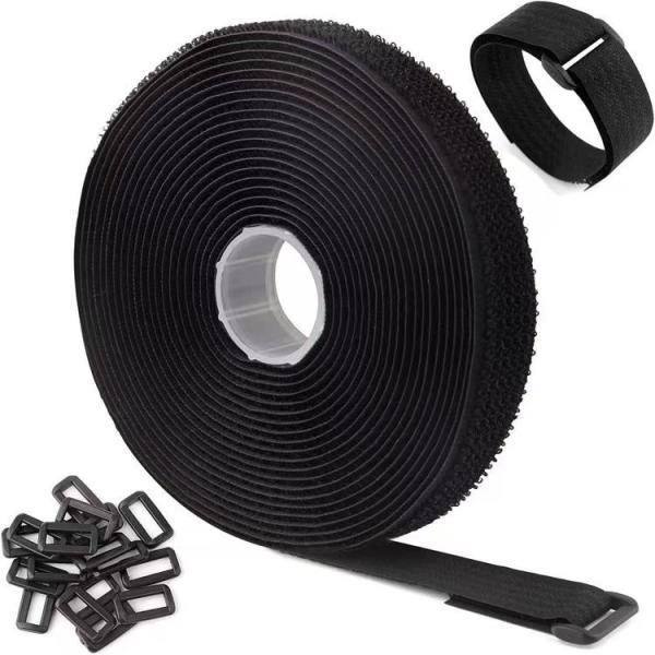 Space Saving Hook And Loop Wire Ties Reusable Adjustable For School Or Office