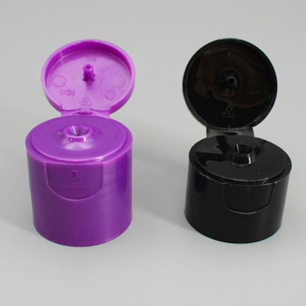 Plastic Cosmetic Packaging 28mm Flip Top Lid