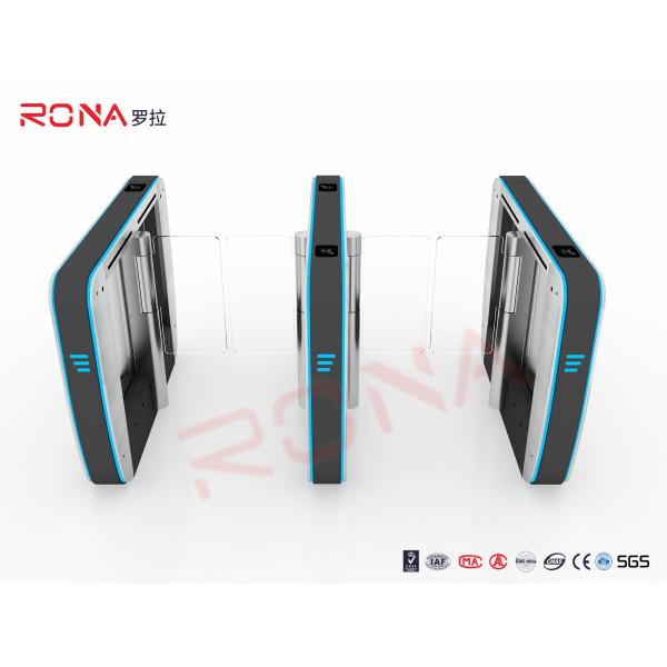 Brushless Motor Swing Barrier Gate QR Reader Face recognition 35 Person/Minute For Office Building